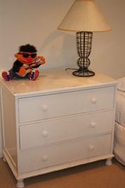 Nightstand and Lamp with Toy