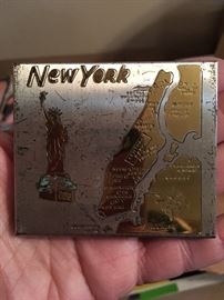 Vintage NY photo holder