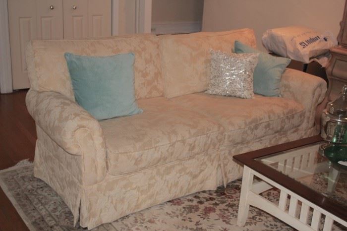 Sofa and Decorative Pillows