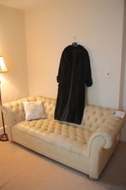 Winchester Sofa and Mink Coat