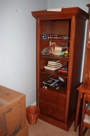 Standing Shelves and Books