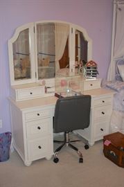 Vanity and Desk Chair