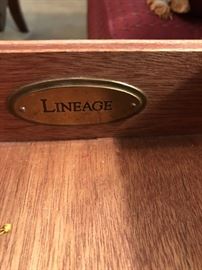 #11 Lineage One Drawer End Tables (2) 22x27x24 $125 each
