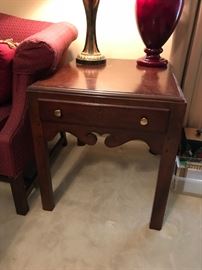 #11 Lineage One Drawer End Tables (2) 22x27x24 $125 each
