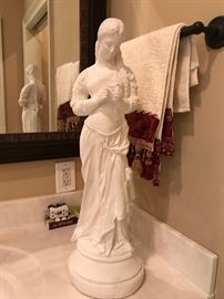 #23 Statue of Lady w/Flowers 24" Tall $25.00
