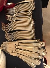 #24 Lenox Silverware set - 12piece Set w/5 serving pieces $100.00
