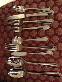 #24 Lenox Silverware set - 12piece Set w/5 serving pieces $100.00
