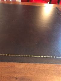 #26 Wood/Leather Top Desk w/flip-down keyboard area 65x35x30 $300.00
