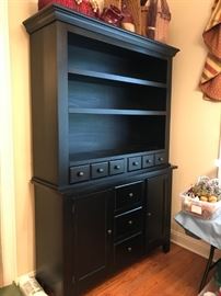 #35 Black Painted Hutch 2 pieces 54x82 $200.00
