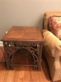 #36 Wood Top/Metal Legs End Table 24x28x24 $175.00
