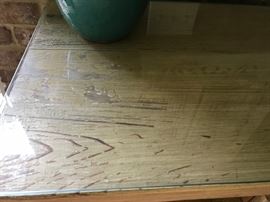 #37 Distressed Custom Made Cabinet w/3 drawers & 2 doors Cypress Wood 44x24x37 - super heavy $300.00
