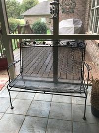 #43 Wrought Iron Love Seat 48" Wide $100.00
