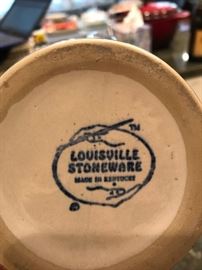 #56 Louisville Stoneware Pitcher w/jockey design $20.00
