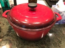 #55 Ceramic Dutch Oven Red $35.00
