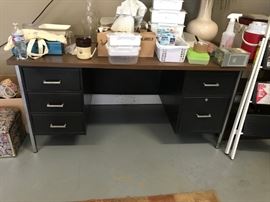 #61 Metal Desk 60x30x29 $25.00
