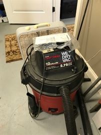#73 Craftsman 12Gal Wet/Dry Vac $40.00
