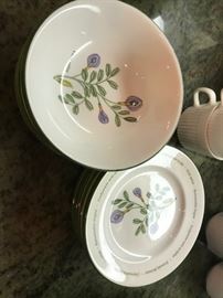 #74 Johnson Brothers - Athena Ironstone China approx. 12 place setting $250.00
