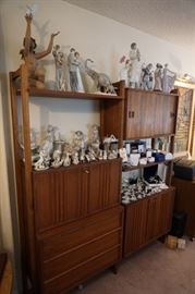 Yet more Llardo on this amazing Mid Century teak wall unit!