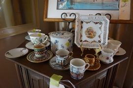 Collectable cups and saucers