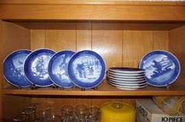 Entire set of Royal Copenhagen plates!