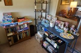 Books, puzzles, games