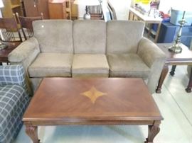 Almost new sofa and coffee table