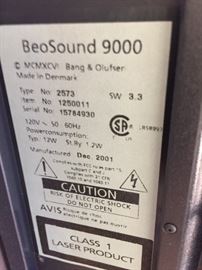 Beosound 9000 model 2001
