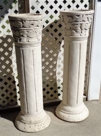Al's Yard Art Cement Pedestals