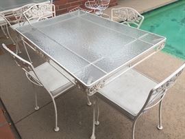 MID CENTURY PATIO SET
