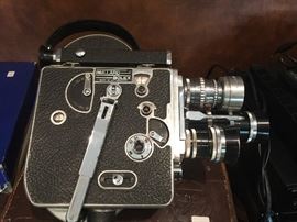 PAILLARD BOLEX SWISS MOVIE CAMERA
