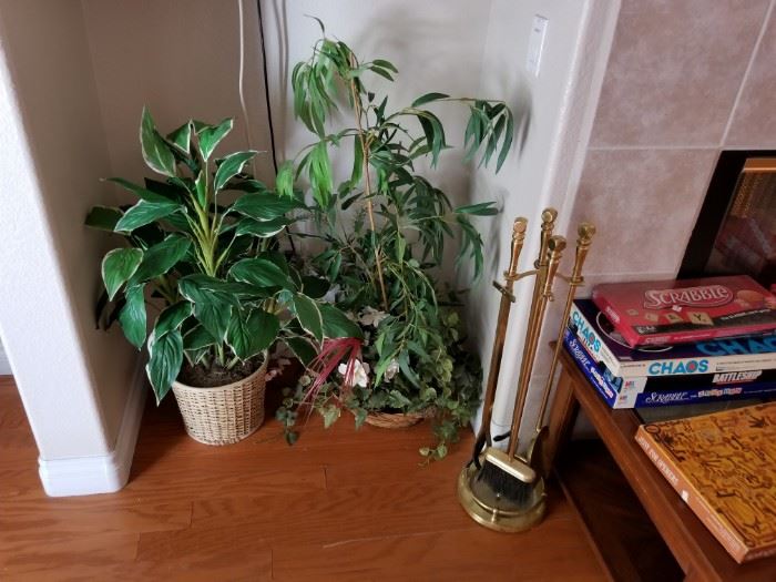 Plant Arrangements, Fireplace tools