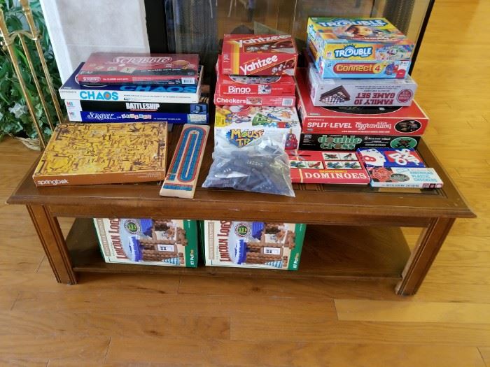 Games and coffee table