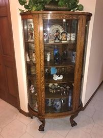 ANTIQUE CURIO CABINET
