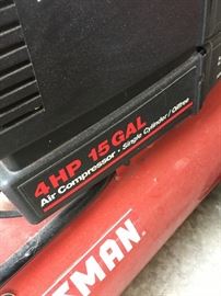 CRAFTSMAN 4HP 15 GAL AIR COMPRESSOR