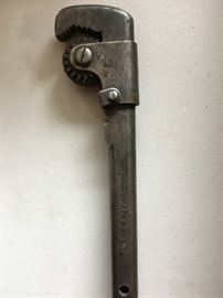 CRAFTSMAN ANTIQUE ADJUSTABLE WRENCH, PAT. 1907