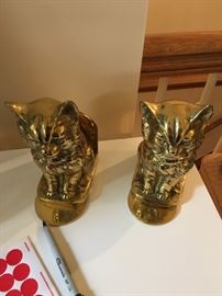 BRASS BOOKENDS