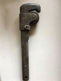 CRAFTSMAN ANTIQUE ADJUSTABLE WRENCH, PAT. 1907