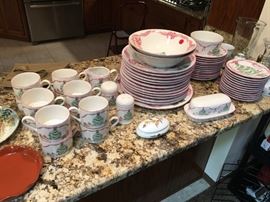SANGO CHRISTMAS CHINA SET