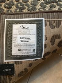 COURISTAN URBANE CAPTIVITY INDOOR/OUTDOOR AREA RUG 6’.3” X 9’.2”