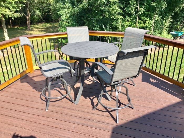 Patio set.