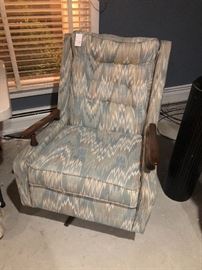 upholstered easy chair