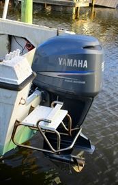 Yahama 250 runs real smooth go fishing or putt around the river at sunset. This engine cost $13,000 new and is now a steal!