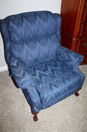 Upholstered wingback  armchair