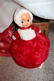 Vintage Christmas doll