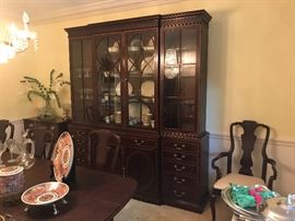 Henredon 18th Century Portfolio Breakfront