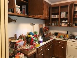 Lots of art supplies