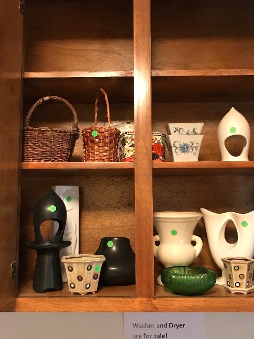 Mid Century pottery and planters