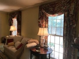 Vintage Schumacher drapes-3 sets