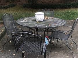 Wrought Iron patio set