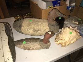 Vintage duck decoys